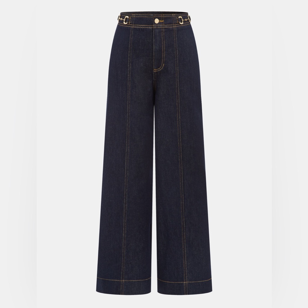 Commense Dark Blue Flare Women's Jeans